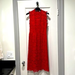 Kate Spade Red Lace Dress - Size 0